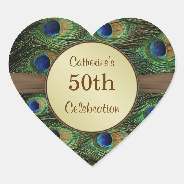 Pegatina de la celebración del 50 cumpleaños de Pe (Anverso)