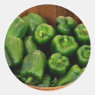 Pegatina De La Cesta De Pimientos