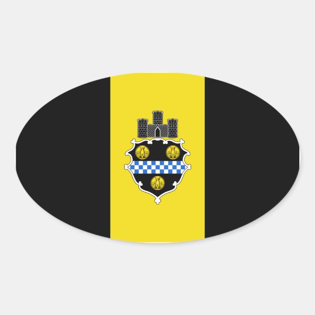 Pegatina de la ciudad de Pittsburgh (Anverso)