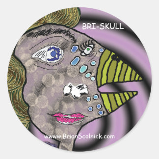 pegatina de la dama de pájaro