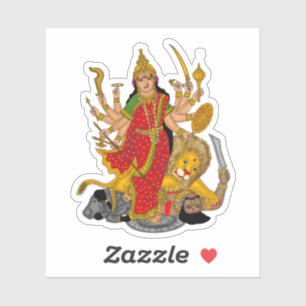 Pegatina de la Diosa Durga
