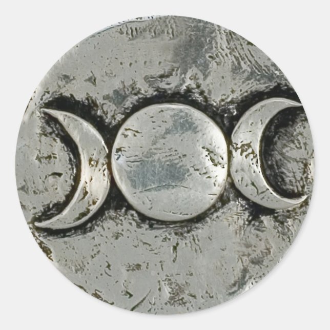 Pegatina de la diosa triple (Anverso)