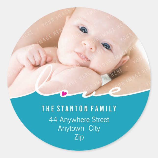 PEGATINA DE LA DIRECCIÓN DE LA FOTO : (Anverso)