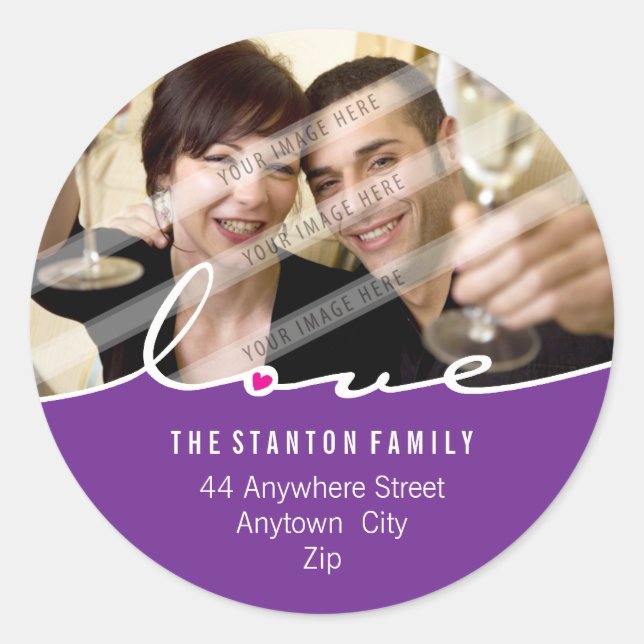 PEGATINA DE LA DIRECCIÓN DE LA FOTO : (Anverso)