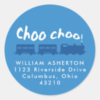 Pegatina de la dirección de retorno de cumpleaños