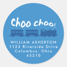 Pegatina de la dirección de retorno de cumpleaños