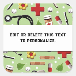 Pegatina de la Escuela de Enfermería Enfermería Sq