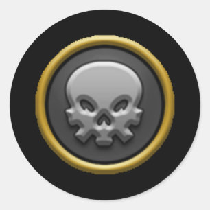 Pegatina de la escuela de la muerte Wizard101