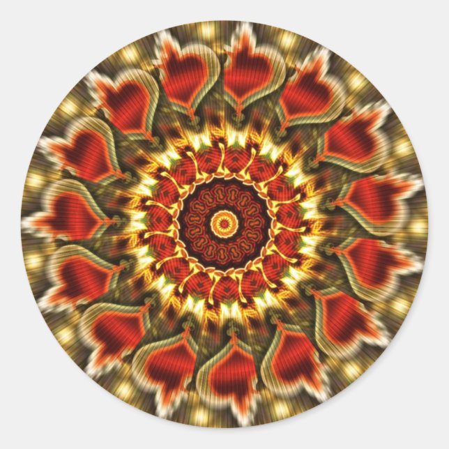 Pegatina de la espiral cardíaca (Anverso)