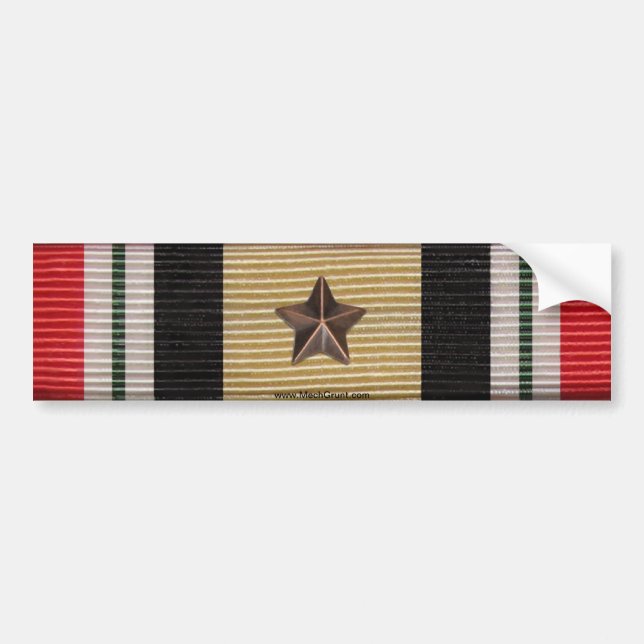 Pegatina de la estrella de la batalla de la cinta (Frente)