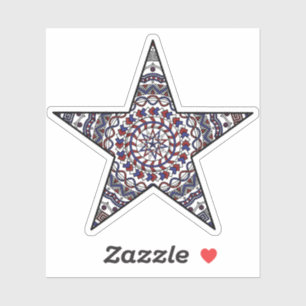 Pegatina de la Estrella de la Independencia