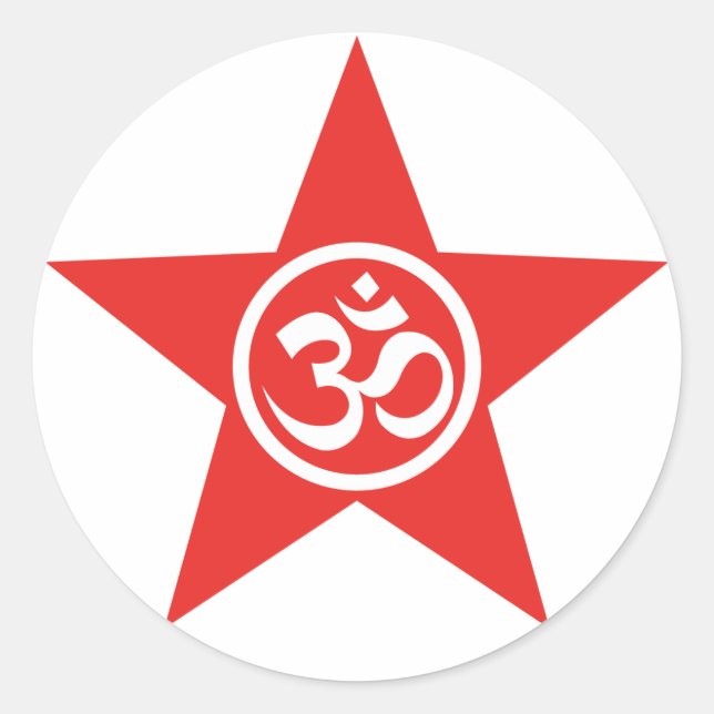 Pegatina de la estrella de OM del ~ de Cali☆karma (Anverso)