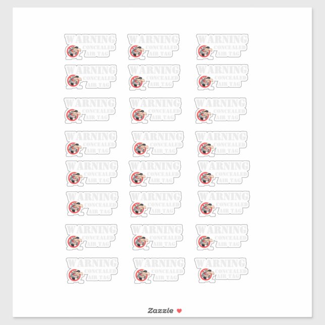 PEGATINA DE LA ETIQUETA AÉREA CONCEBIDA (Hoja)