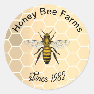 Pegatina de la etiqueta de admisión de honeycomb