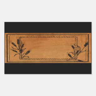 Pegatina de la etiqueta de JAR DE MASÓN DE VINTAG