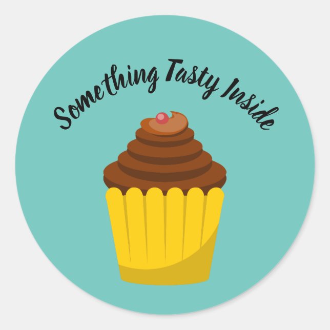 Pegatina de la etiqueta de postre para pasteles (Anverso)