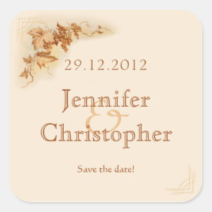 Pegatina de la etiqueta del frasco de vino