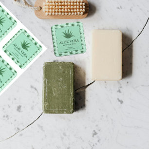 Pegatina de la etiqueta del Personalizado de Aloe