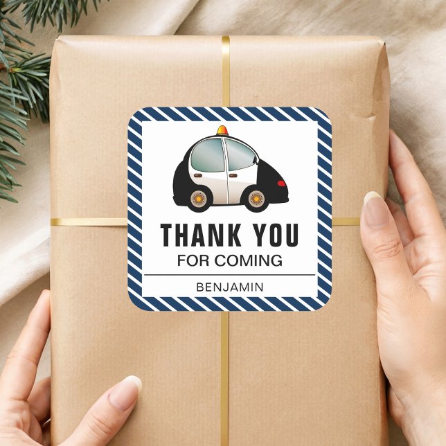 Pegatina de la fiesta de cumpleaños de la policía (Subido por el creador)