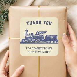 Pegatina de la fiesta de cumpleaños de los niños d