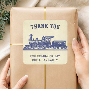 Pegatina de la fiesta de cumpleaños de los niños d