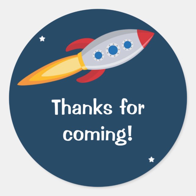 Pegatina de la fiesta de cumpleaños del buque de c (Anverso)