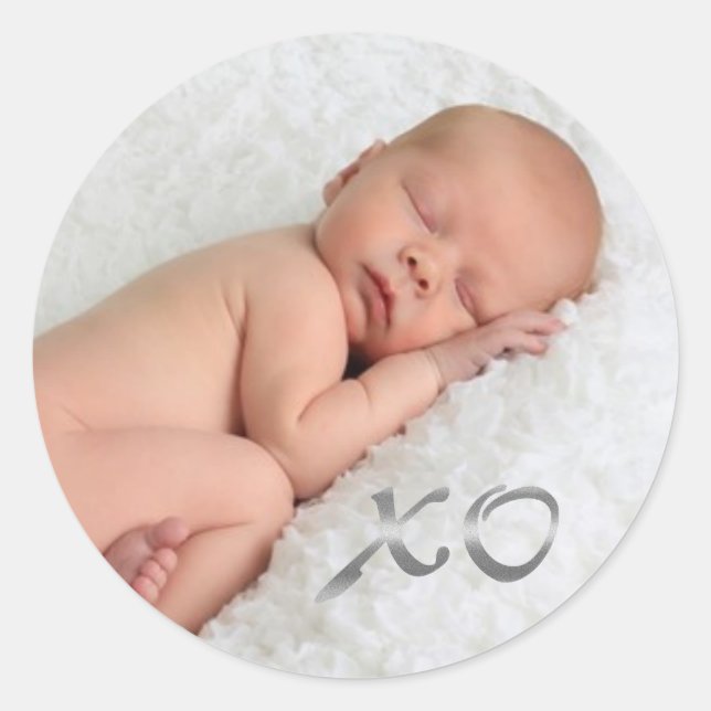 Pegatina de la foto "XO" (Anverso)