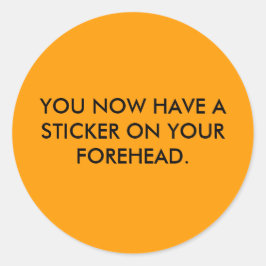 Pegatina de la frente