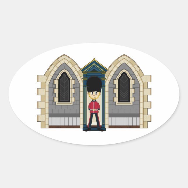 Pegatina de la Guardia Real Británica (Anverso)