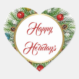 Pegatina de la guerra de días festivos felices