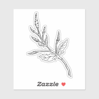 Pegatina de la hierba de Mugwort