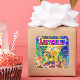 Pegatina de la hora de la época de Ámsterdam