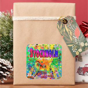 Pegatina de la hora de la época de Estocolmo