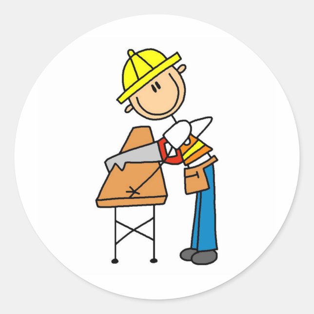 Pegatina de la Junta de Sawing de Trabajadores de  (Anverso)