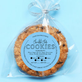 Pegatina de la ley de artesanía de las cookies de