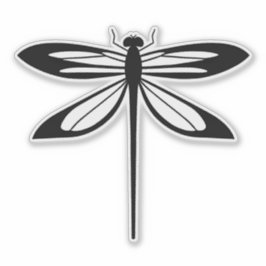 Pegatina de la libélula