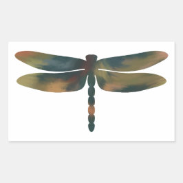 Pegatina de la libélula gruesa de estilo acrílico