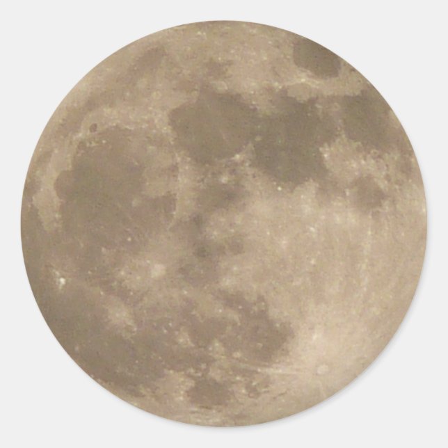 Pegatina de la Luna Pegatinas de la Luna Fun Moon  (Anverso)