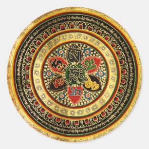 Pegatina de la mandala