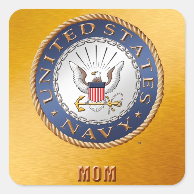 Pegatina de la Marina de Estados Unidos (Anverso)