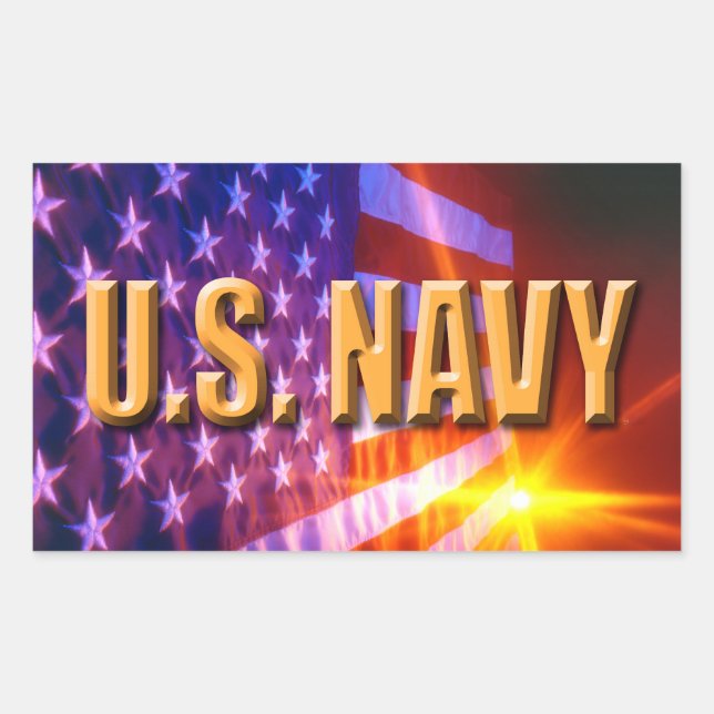 Pegatina de la Marina de Estados Unidos (Anverso)