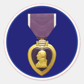 Pegatina de la Medalla Militar Purple Heart