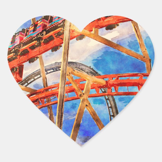 pegatina de la montaña rusa (Anverso)