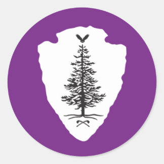 Pegatina de la Nación Kanienkeh Mohawk