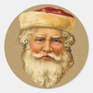 Pegatina de la Navidad de Santa Claus