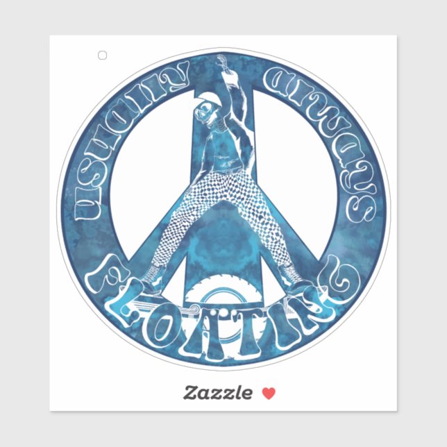 Pegatina de la Opción 1 de Paz de la UAF (Hoja)