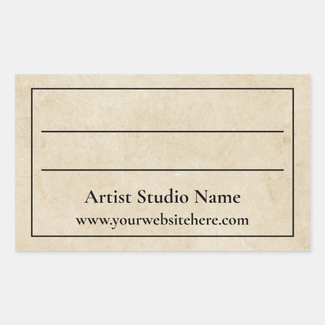 Pegatina de la parte posterior de la ilustración (Anverso)