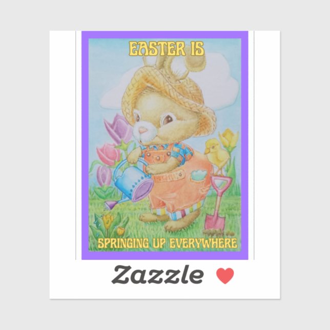 Pegatina de la Pascua de Pascua Infantil (Hoja)
