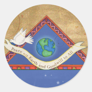 Pegatina de la Paz en la Tierra S008
