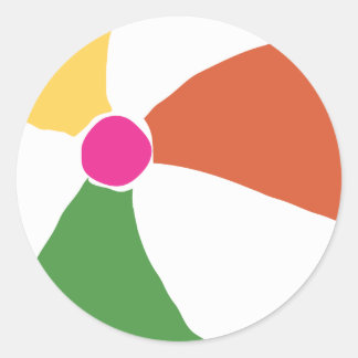 Pegatina de la pelota de playa